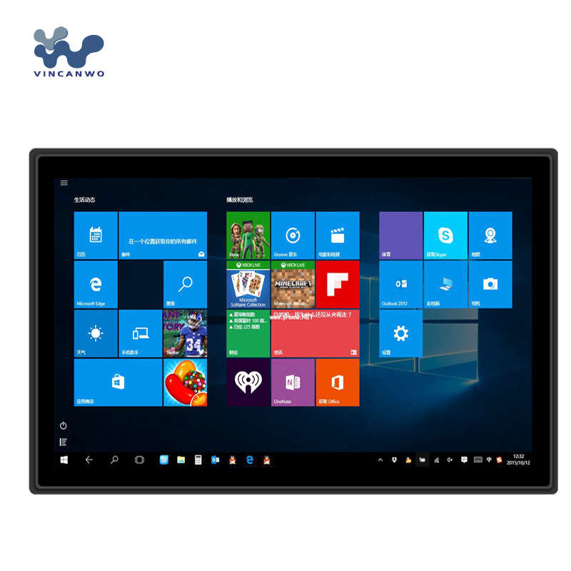 VINCANWO OPC N2840 Industrial Embedded Computer 15 Inch IP65 Waterproof Capacitive Touch Screen Stock VGA Intel I3/I5/I7 CPU