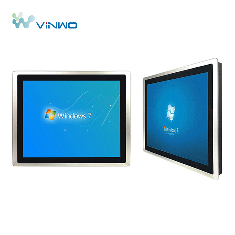 VINCANWO Intel Processor Cpu N2840 Mini Computer Touch Screen 17 Inch All in One Pccouplesam 4 Gb Ssd and 64GB ROM Black LCD 4GB